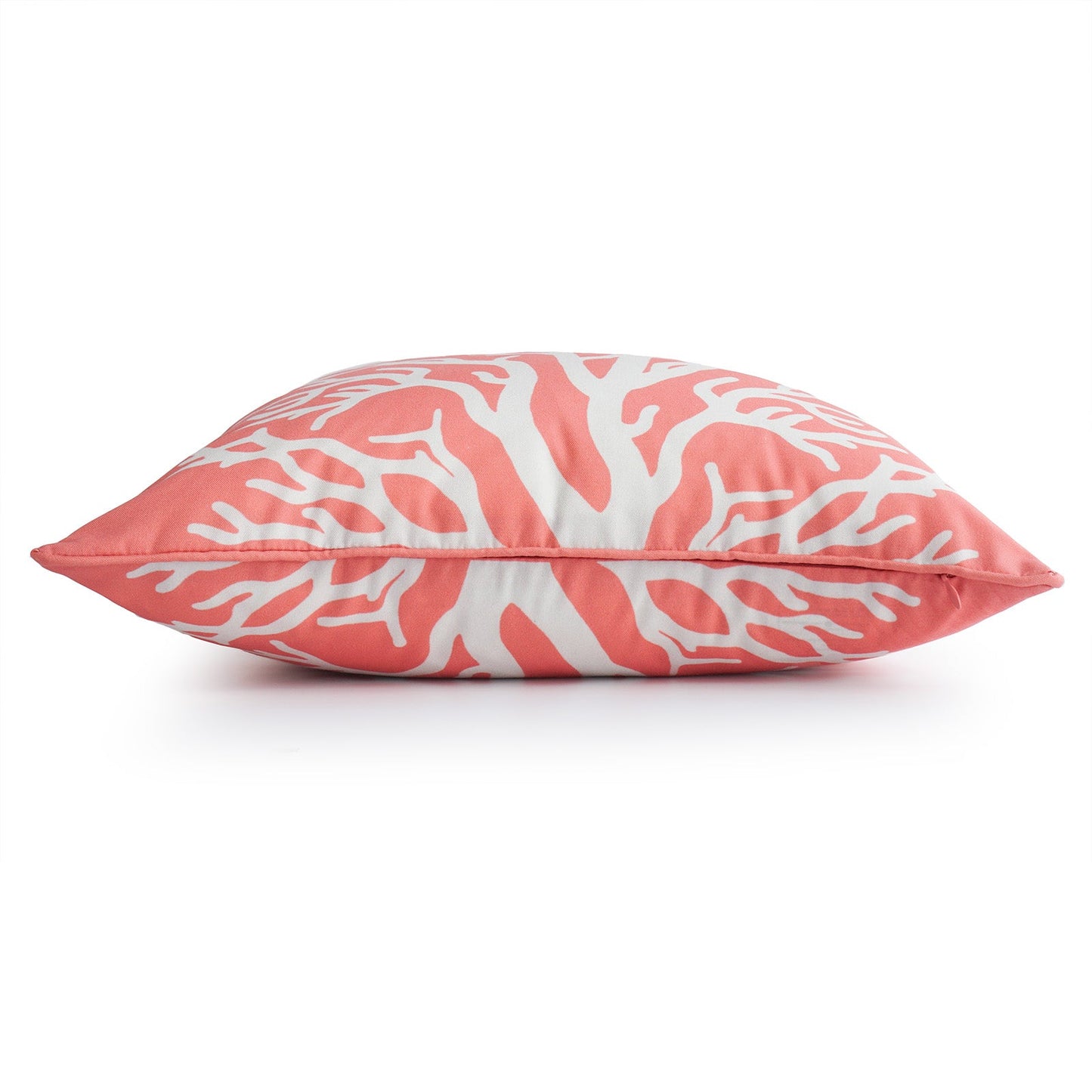 Beach Outdoor Pillow Cover, Living Coral, Coral, 18"x18"-2