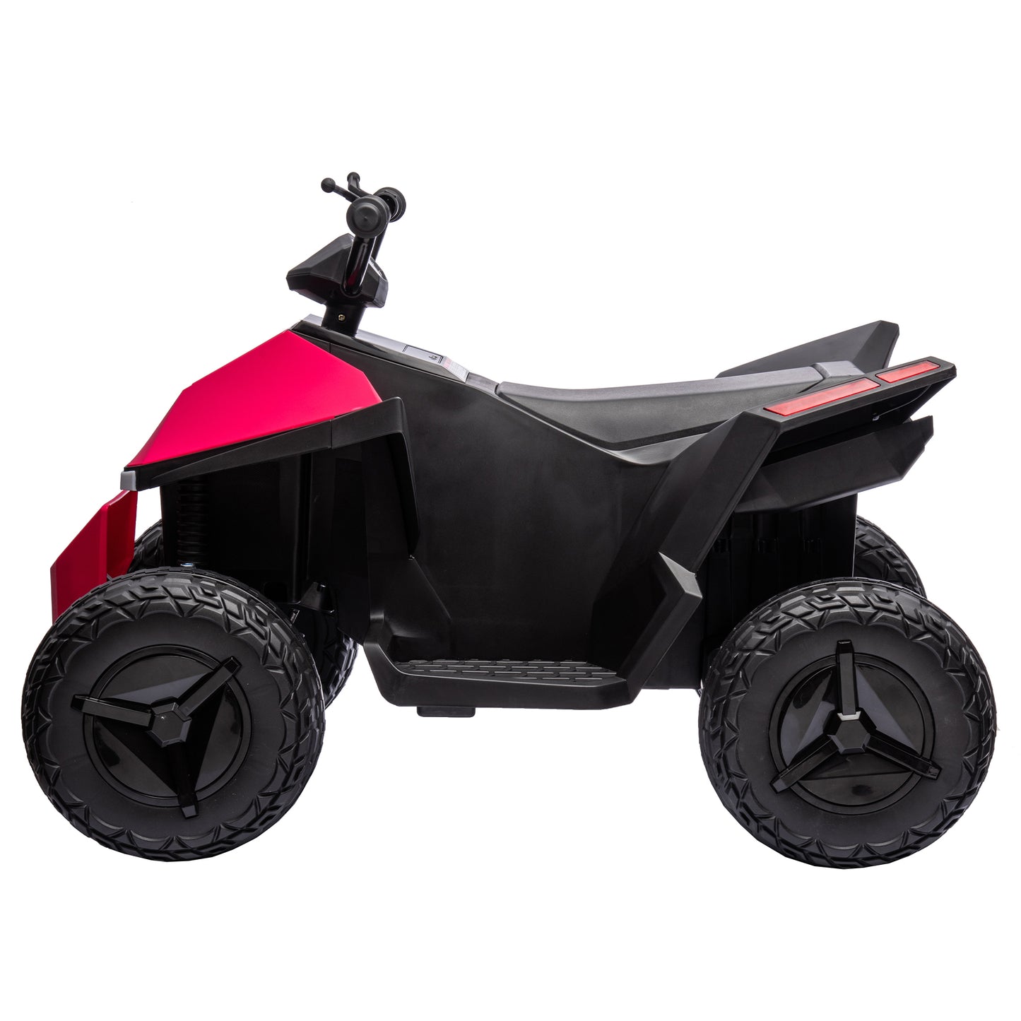 ATV Style ride on, 12V 7AH Kids ride on electric atv 3-8years Multi-Functional Touch Screen Integrated, LED Front and Rear Dazzling Lights, Music, Nursery Rhymes, MP3/USB Interface, Dual-Drive System