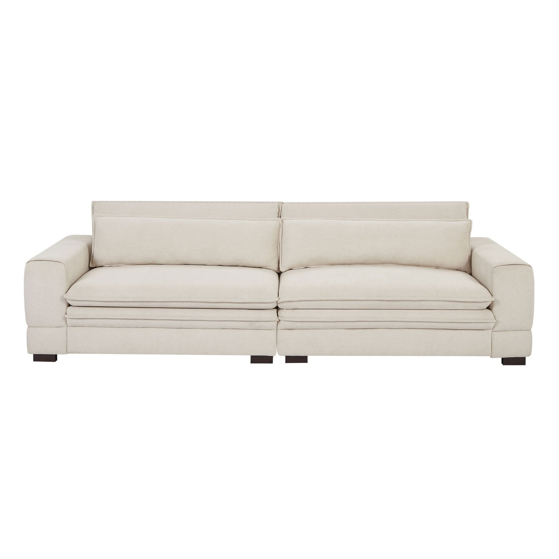 Modern Upholstered  Mid-Century Sofa Couch-1