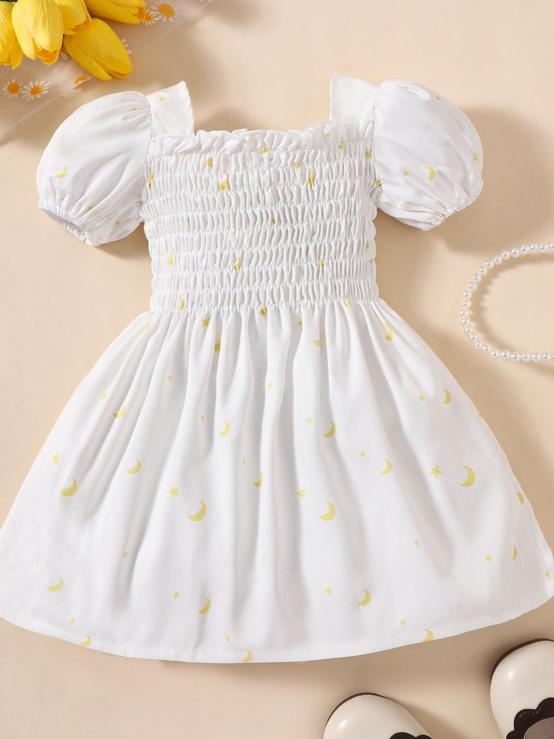 baby-girl-printed-square-neck-smocked-dress