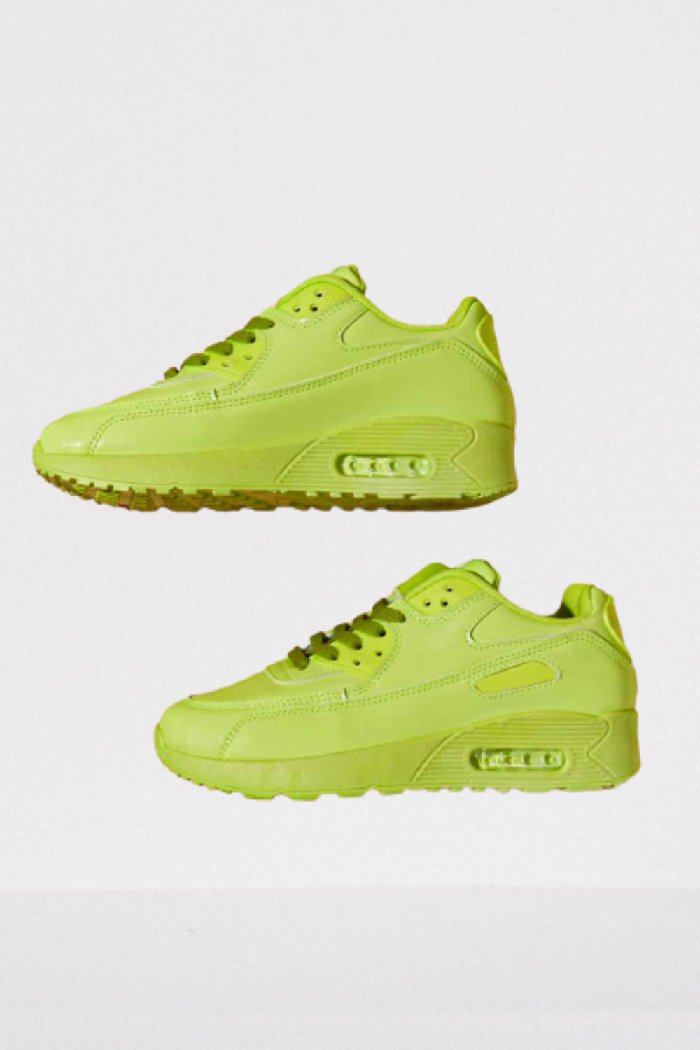 Neon Lime Green Sneakers - American Smart