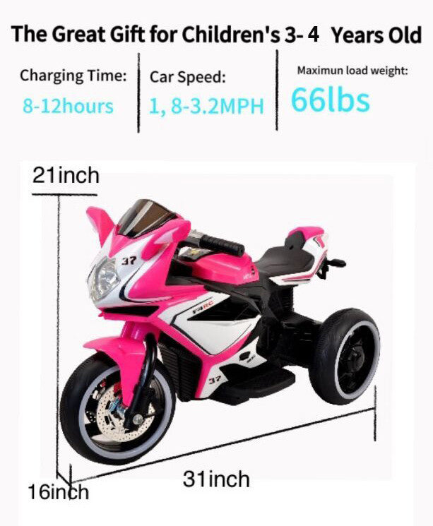 Tamco 6V Kids Electric motorcycle/ Cheap Kids toys motorcycle/Kids electric car/electric ride on motorcycle 3-4 years girl