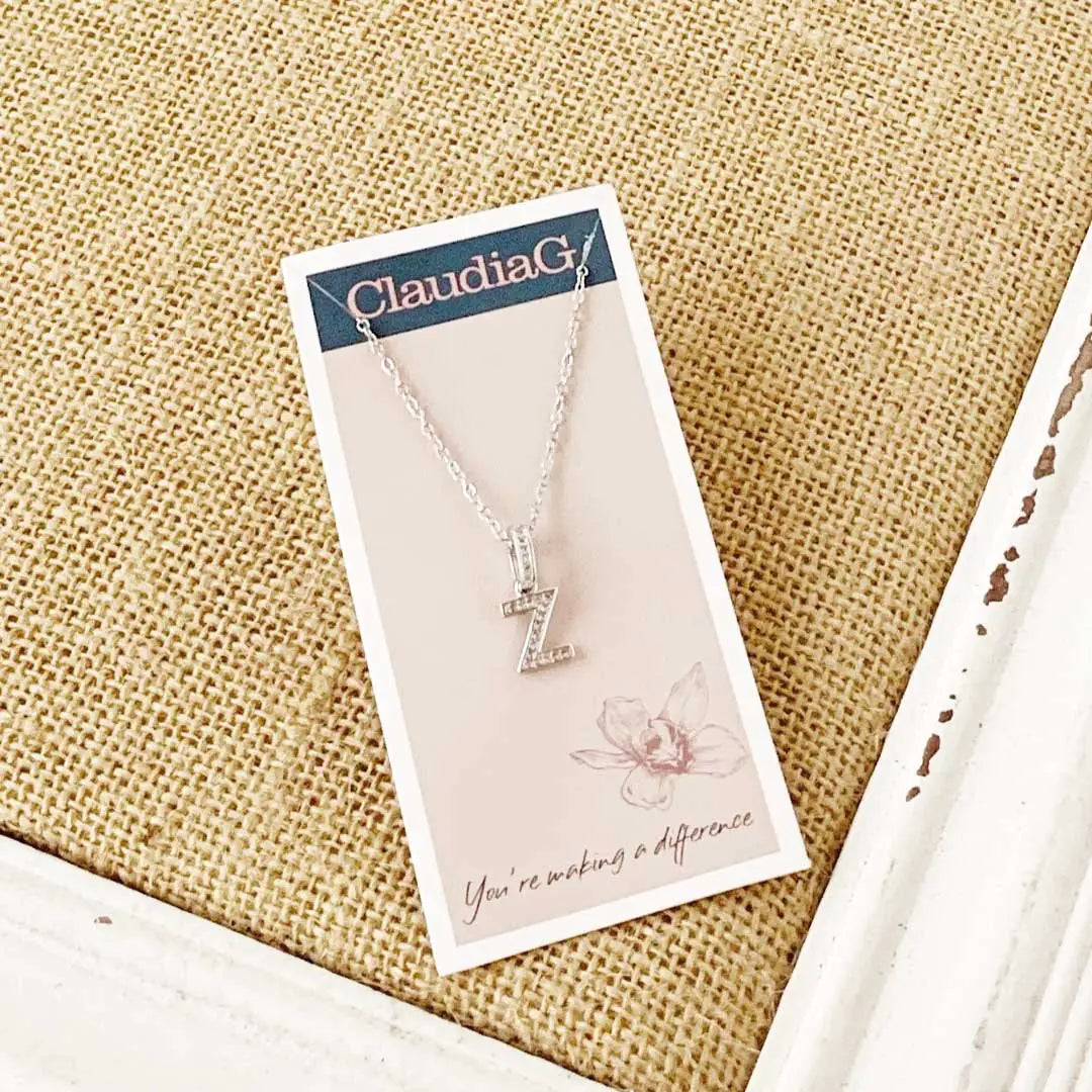 Stainless Steel Letter Necklace