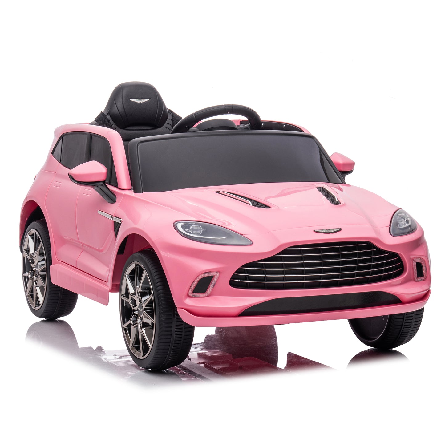 12V Dual-drive remote control electric Kid Ride On Car,Battery Powered Kids Ride-on Car pink, 4 Wheels Children toys vehicle,LED Headlights,remote control,music,USB.