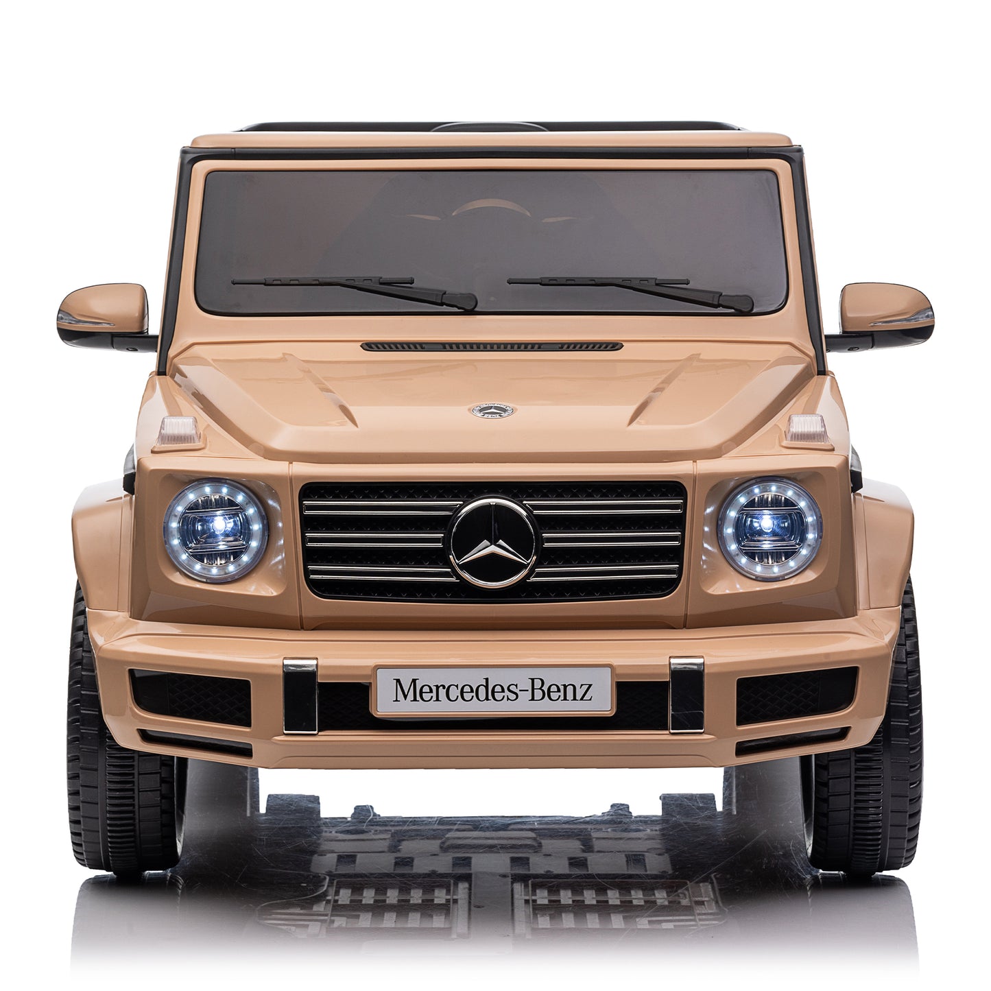 Licensed Mercedes-Benz G500,24V Kids ride on toy 2.4G W/Parents Remote Control,electric car for kids,Three speed adjustable,Power display, USB,MP3 ,Bluetooth,LED light,Three-point safety belt