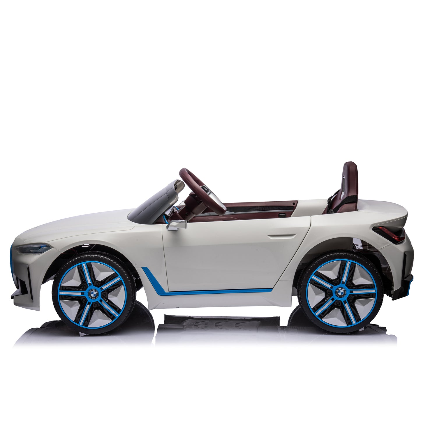 Licensed BMW I4,12v Kids ride on car 2.4G W/Parents Remote Control,electric car for kids,Three speed adjustable,Power display, USB,MP3 ,Bluetooth,LED light,Two-point safety belt,story