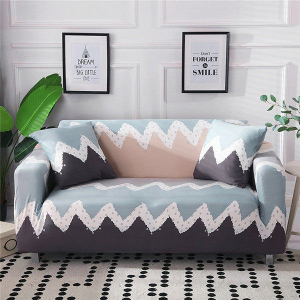 Color: A, Size: 2 seat - Sofa Cover Cute Cats Pattern Sectional Couch Cover All-inclusive Couch Cover Furniture Protector