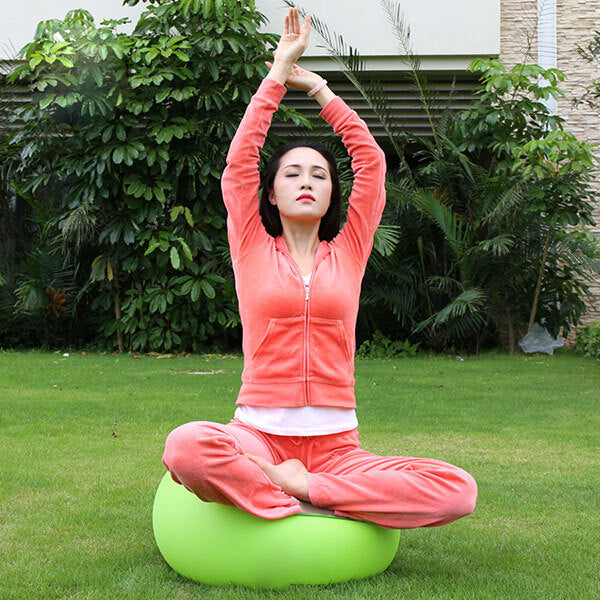 Portable Inflatable Chair Outdoor Plush Pneumatic Stool Bean Bag Round Shape Home furniture