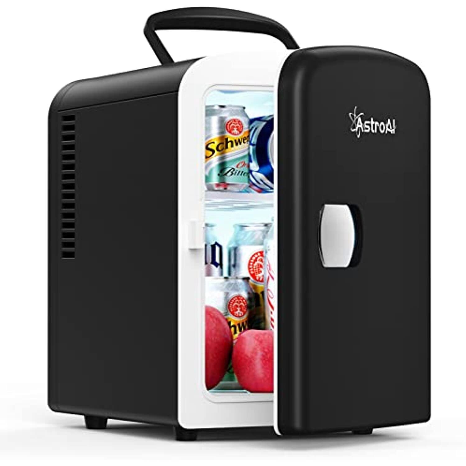 AstroAI Mini Fridge, 4 Liter/6 Can AC/DC Portable Thermoelectric Cooler and