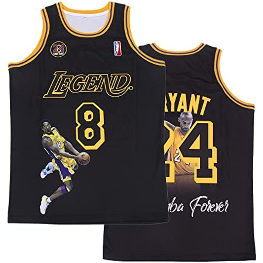 Men's Fashion Forever 1996-2016 8 Legend 24 Basketball Jersey Stitched (M,