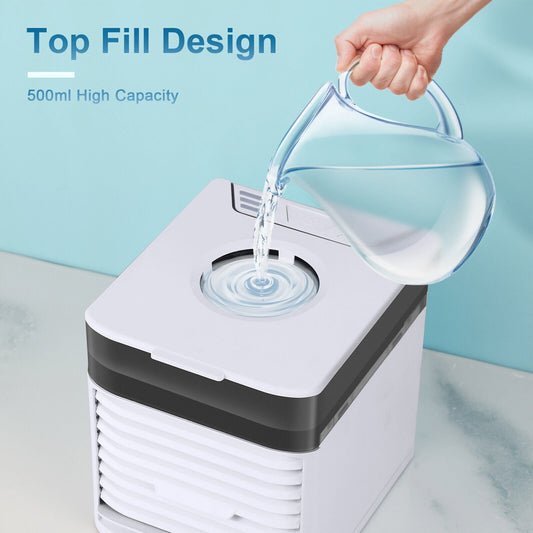 4 In 1 Personal Portable Cooler AC Air Conditioner Unit Air Fan Humidifier 4 In