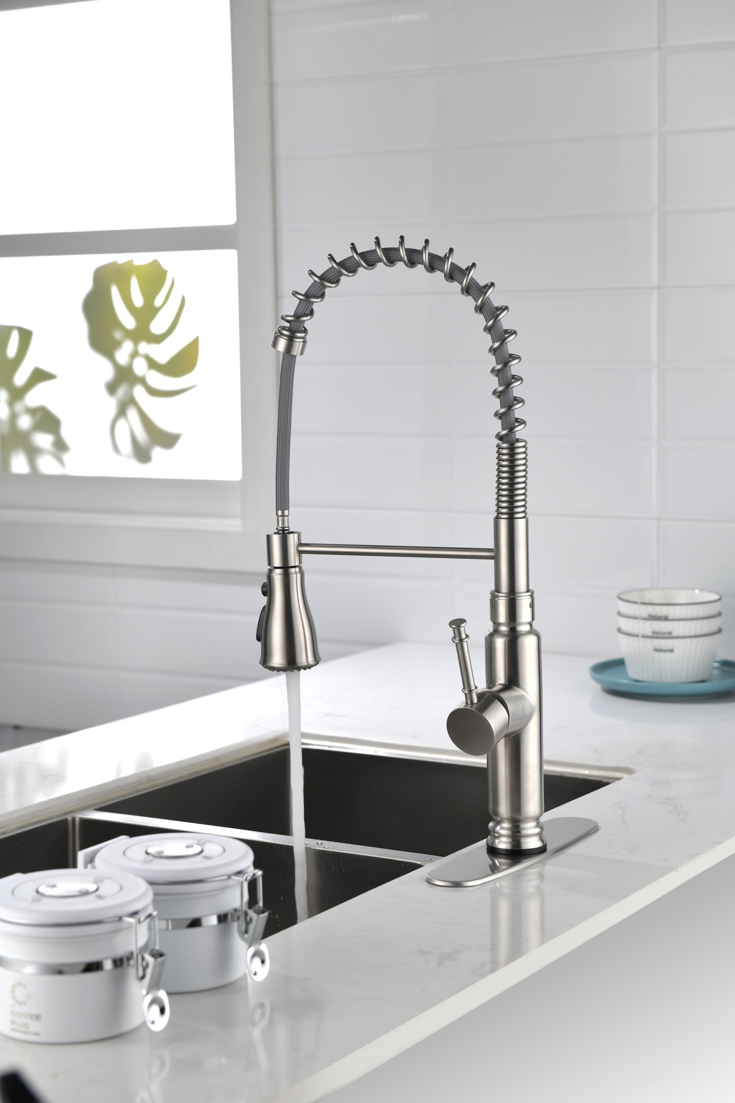 Touch Kitchen Faucet with Pull Down Sprayer