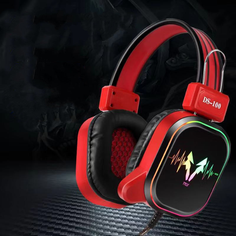 style: 12 style - M5 Gaming Headset RGB Colorful Luminous Anti-Noise Heavy Bass Cable