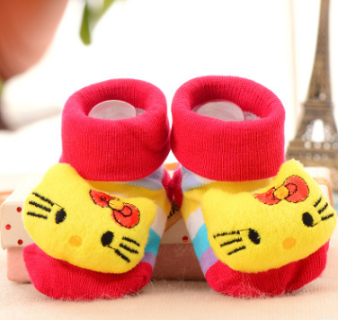 Style: 11, Size: Small - Cotton Baby Socks Christmas Socks For Newborns Gift Animal Lot Anti Slip With Rubber Soles For Child Boy Girl Newborn Baby Socks