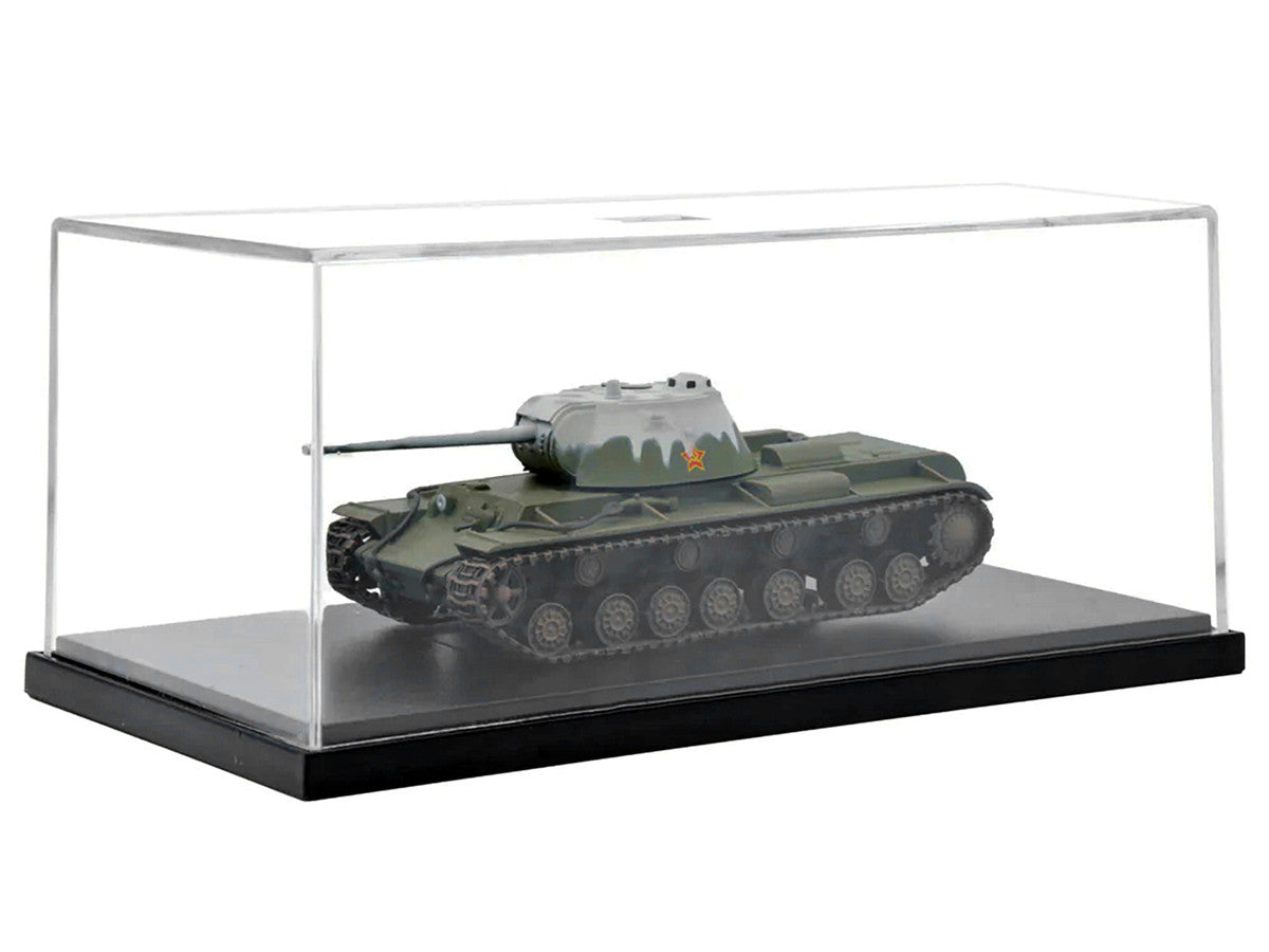 Soviet Kliment Voroshilov KV-3 Heavy Tank Winter Camouflage 1/72 Diecast Model by Panzerkampf-4