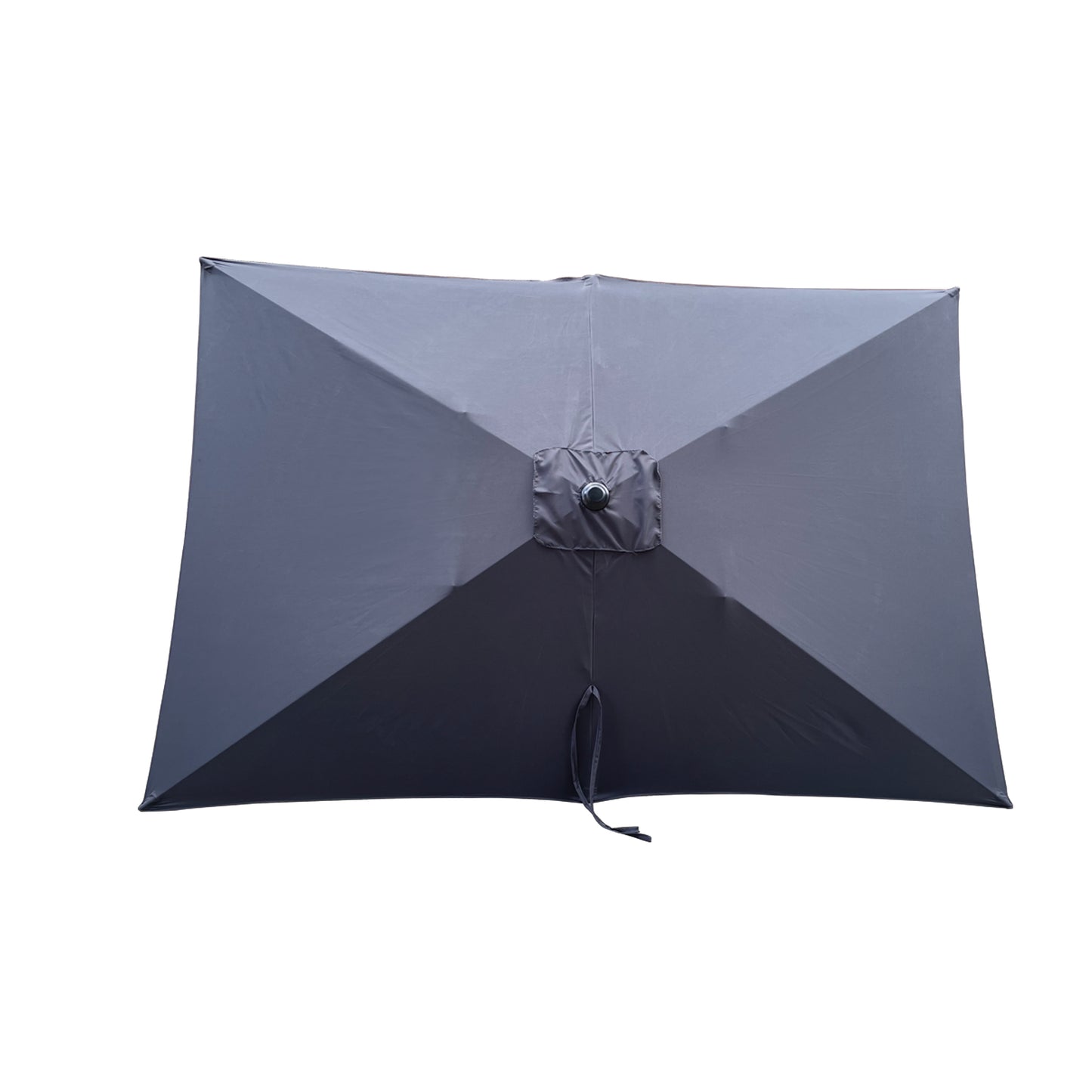 6 x 9ft  Patio Umbrella Outdoor  Waterproof Umbrella with Crank and Push Button Tilt without flap for Garden Backyard Pool  Swimming Pool Market