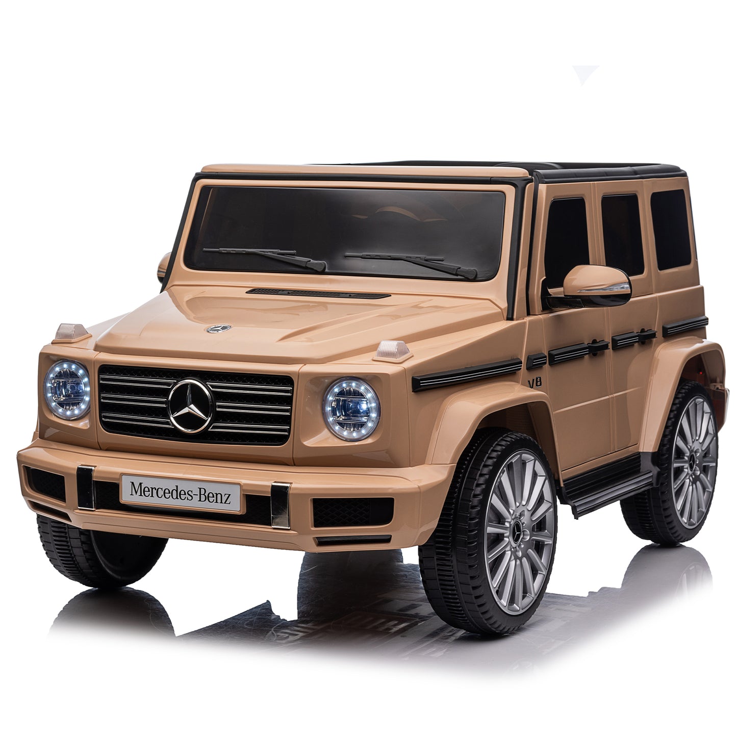 Licensed Mercedes-Benz G500,24V Kids ride on toy 2.4G W/Parents Remote Control,electric car for kids,Three speed adjustable,Power display, USB,MP3 ,Bluetooth,LED light,Three-point safety belt