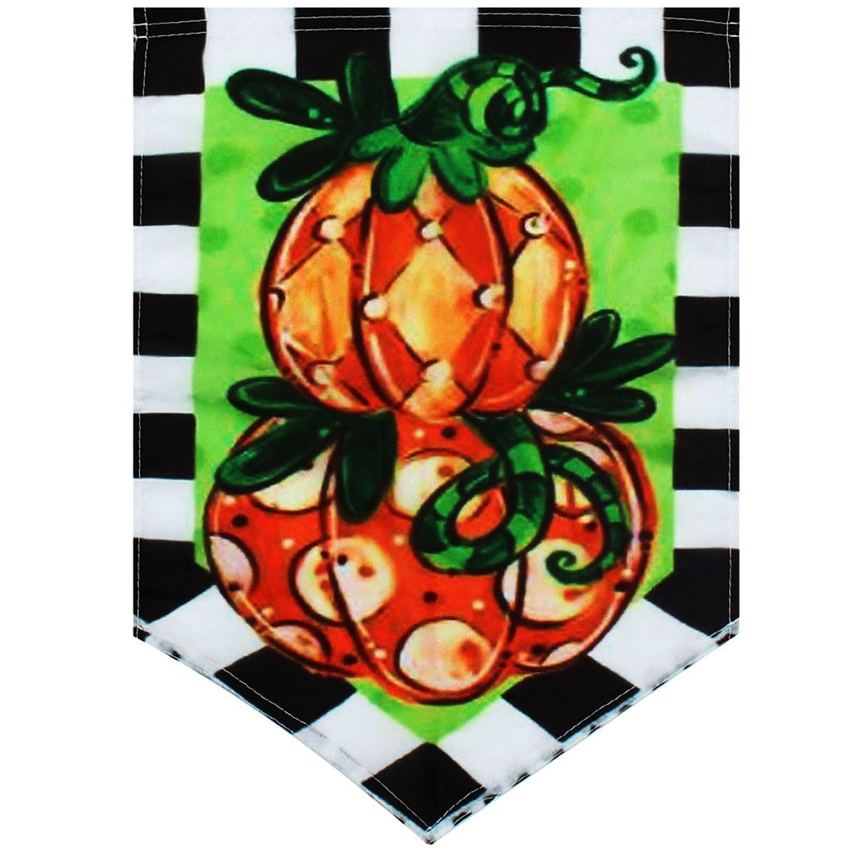 12.5''x18'' Garden Flag Tom's Pumpkin Topiary Autumn Holiday Fall Yard Banner Decorations