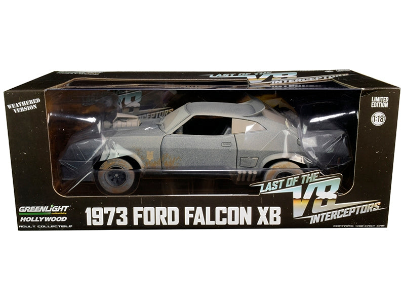 1973 Ford Falcon XB RHD (Right Hand Drive) (Weathered Version) "Last of the V8 Interceptors" (1979) Movie 1/18 Diecast Model Car by Greenlight