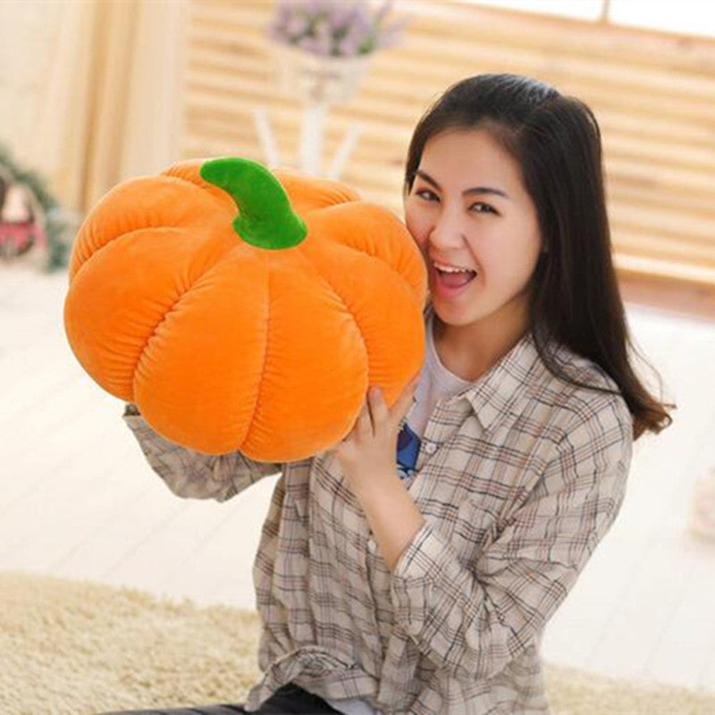 height: 30 cm - S M L Plush Cushion Plush Toy Halloween Pumpkin Shape Pillow Cushion Halloween Gift Soft Decor Home Decoration Cushion