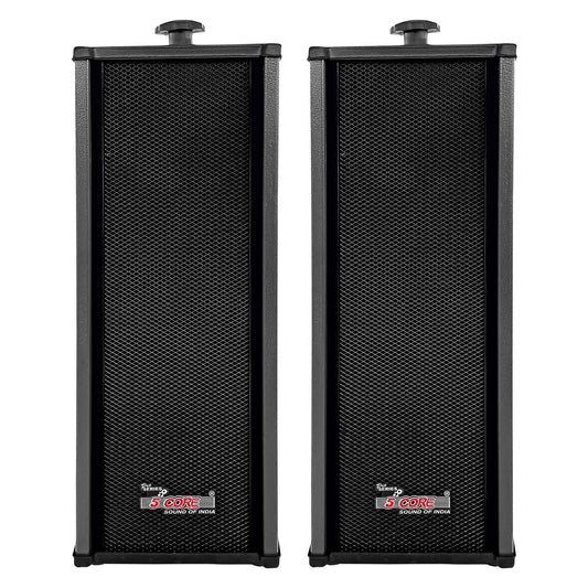 5Core Outdoor Speakers Stereo In Wall 100W Peak Passive Patio Home Wired Waterproof Audio System-0