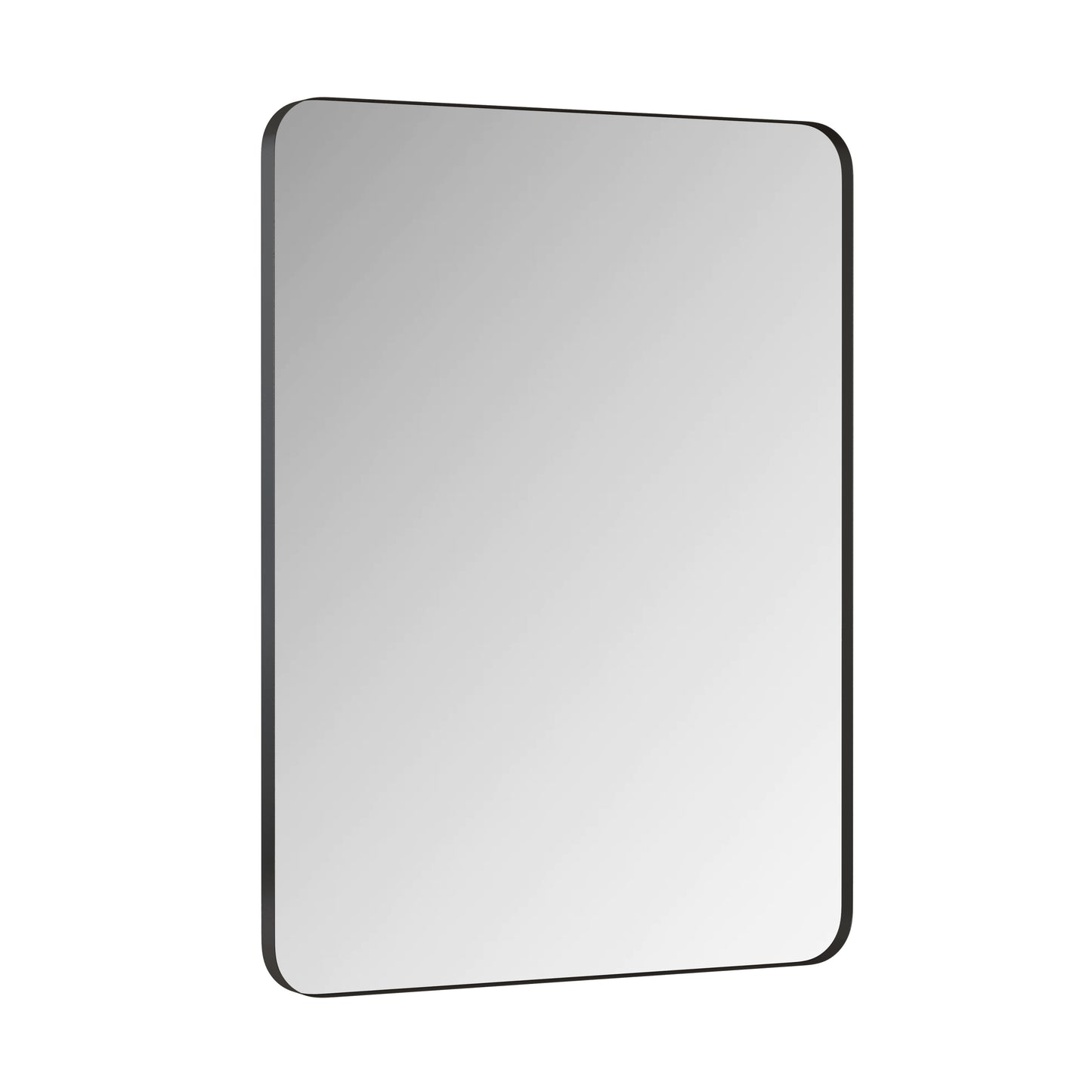 Wall Mirror 24x36 Inch Black Rectangular Mirror Metal Framed Mirror Vanity Mirror Dressing Mirror, for Bathroom, Living Room, Bedroom Wall Decor