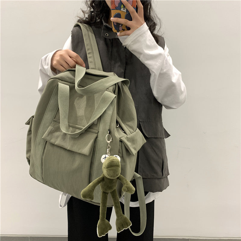 q119-cjns1226427-female-college-student-backpack-high-school-large-capacity-travel-canvas-backpack