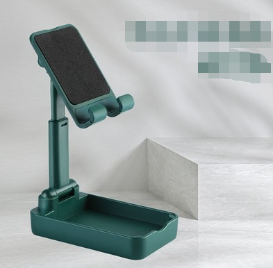 Color: Forest Green, style: B - Tablet PC Mobile Phone Stand Desktop Lazy Foldable Telescopic Lifting