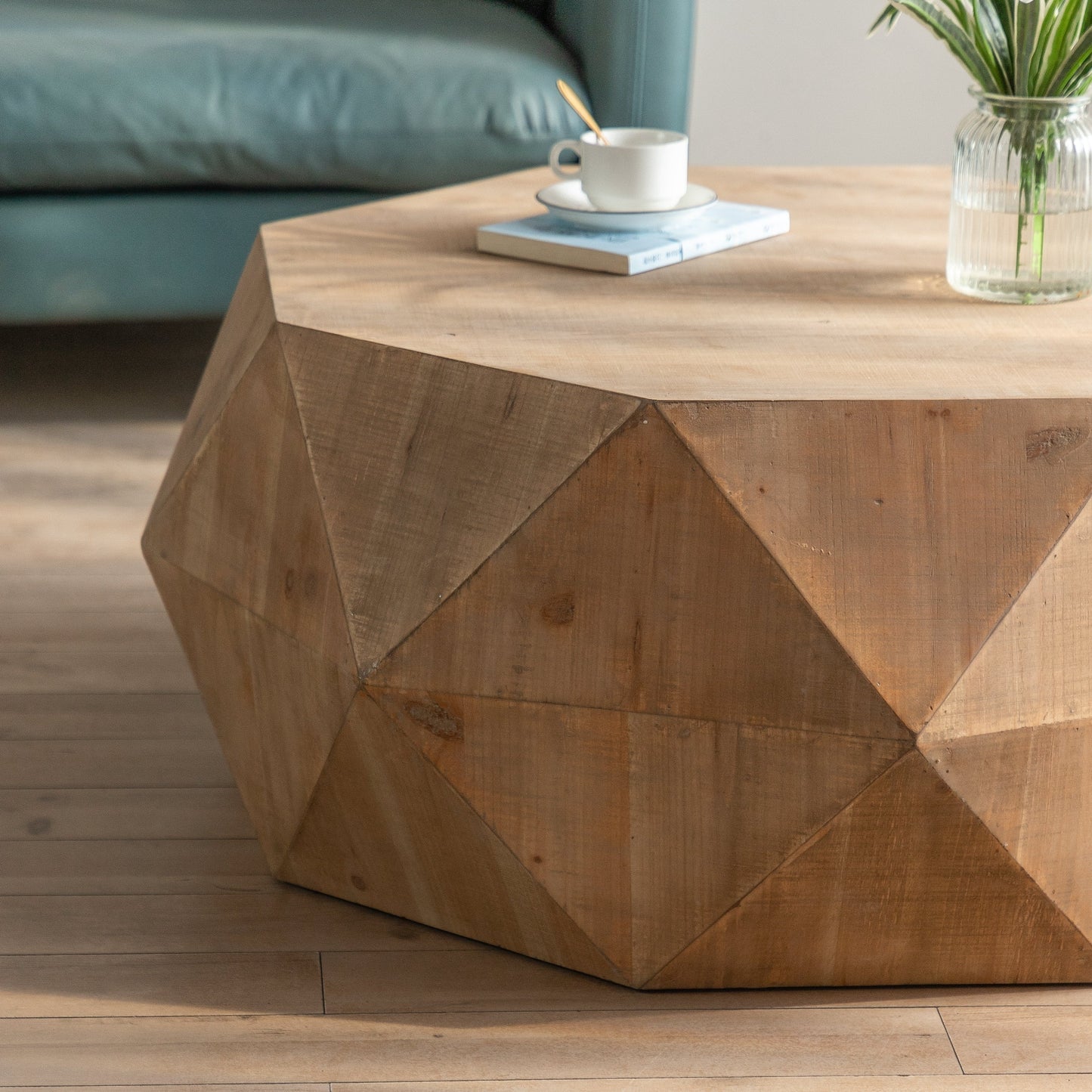 Three-dimensional Retro Style Coffee Table-2