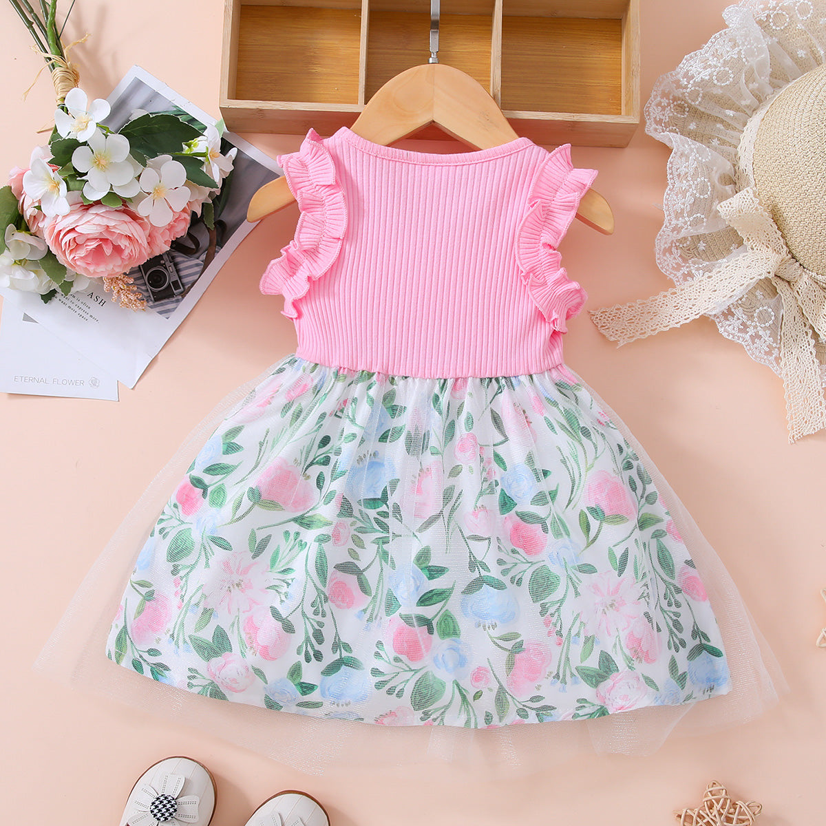 baby-girl-floral-bow-detail-dress