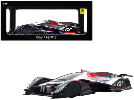 Red Bull X2014 Fan Car Sebastian Vettel Hyper Silver 1/18 Model Car by Autoart-0