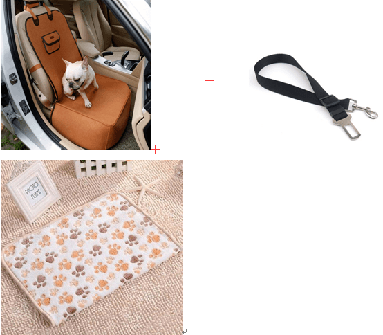 Retro Pet Travel Buddy: Versatile Car Mat & Seat Cushion-1