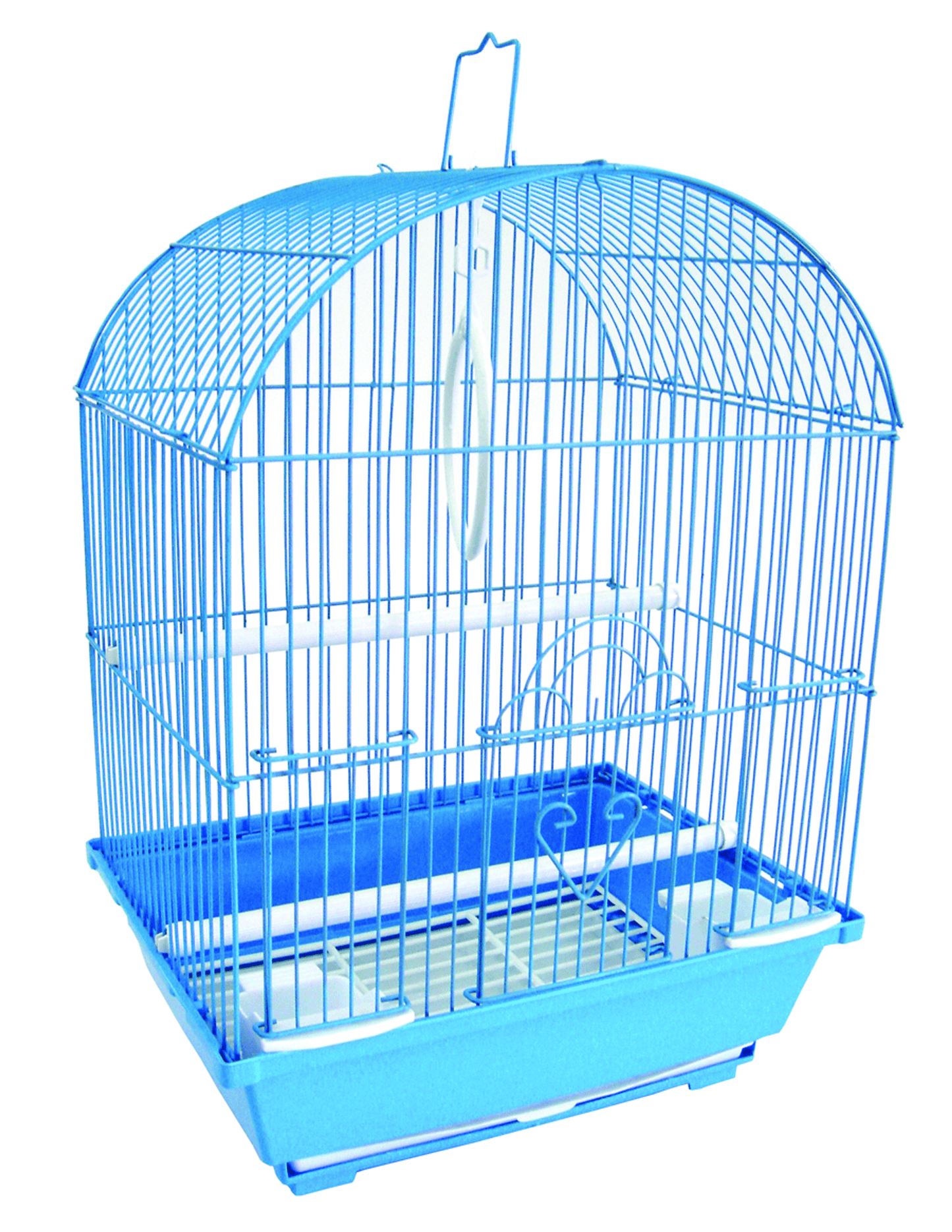 YML Easy-Clean Round Top Parakeet Cage with Access Doors and Accessories-6