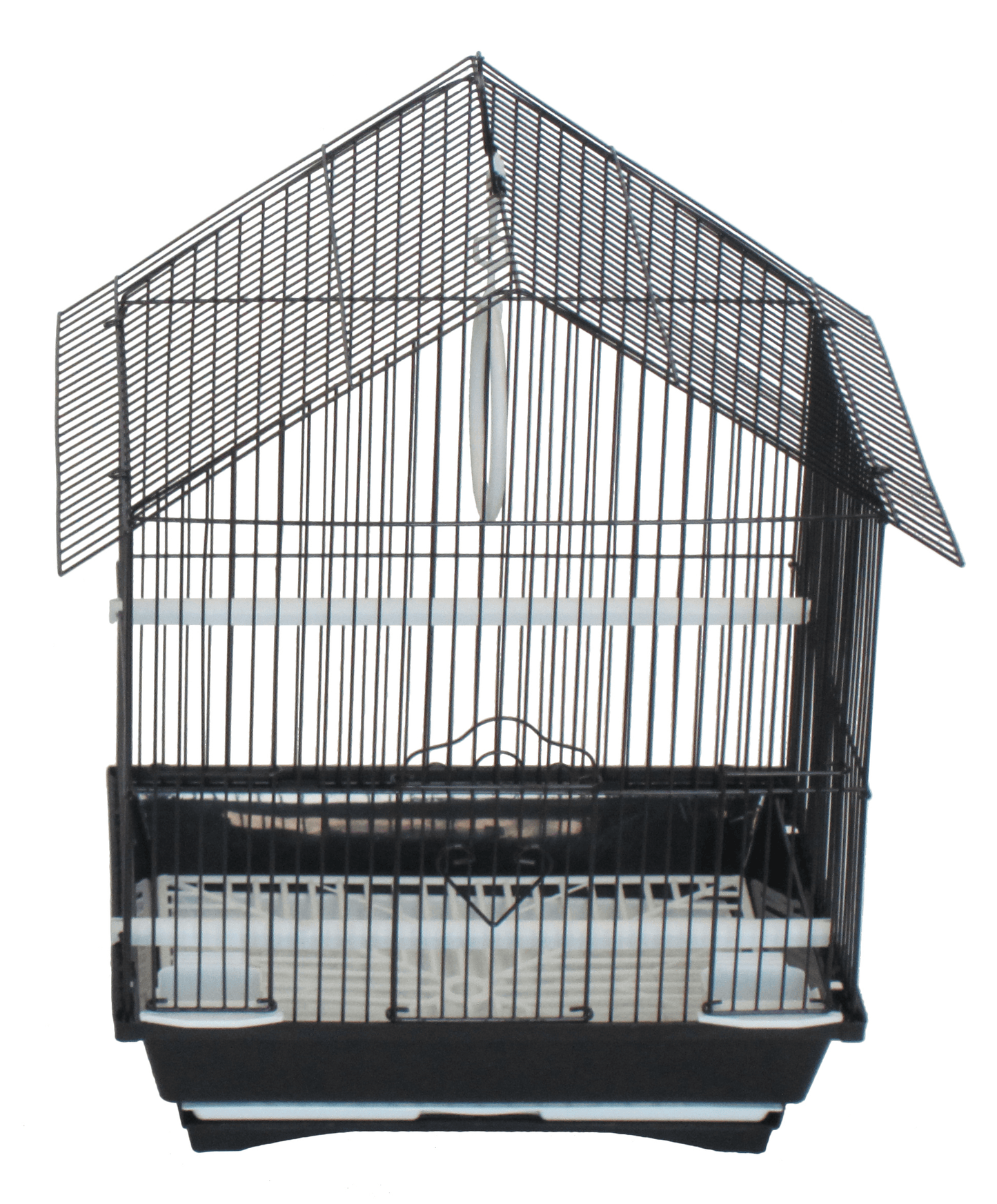 YML House Top Style Parakeet Cage with Swing and Accessories-6