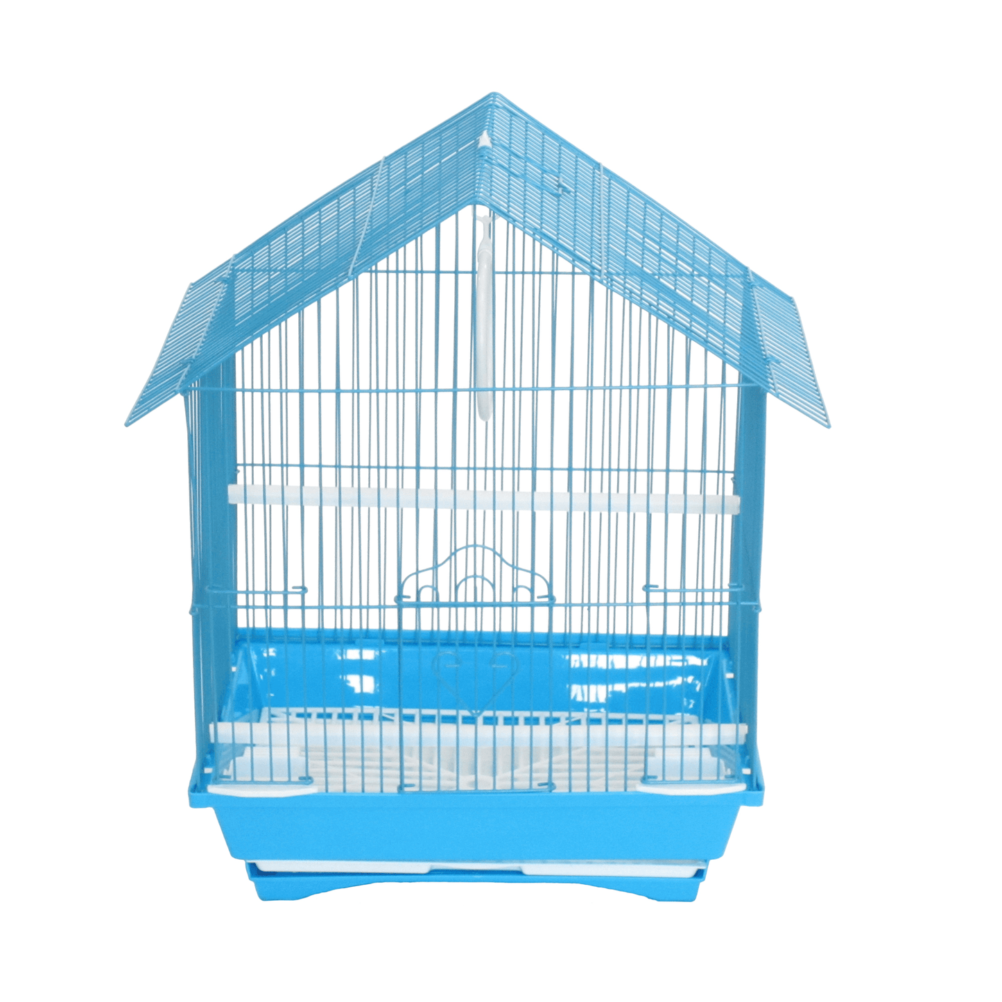 YML House Top Style Parakeet Cage with Swing and Accessories-4