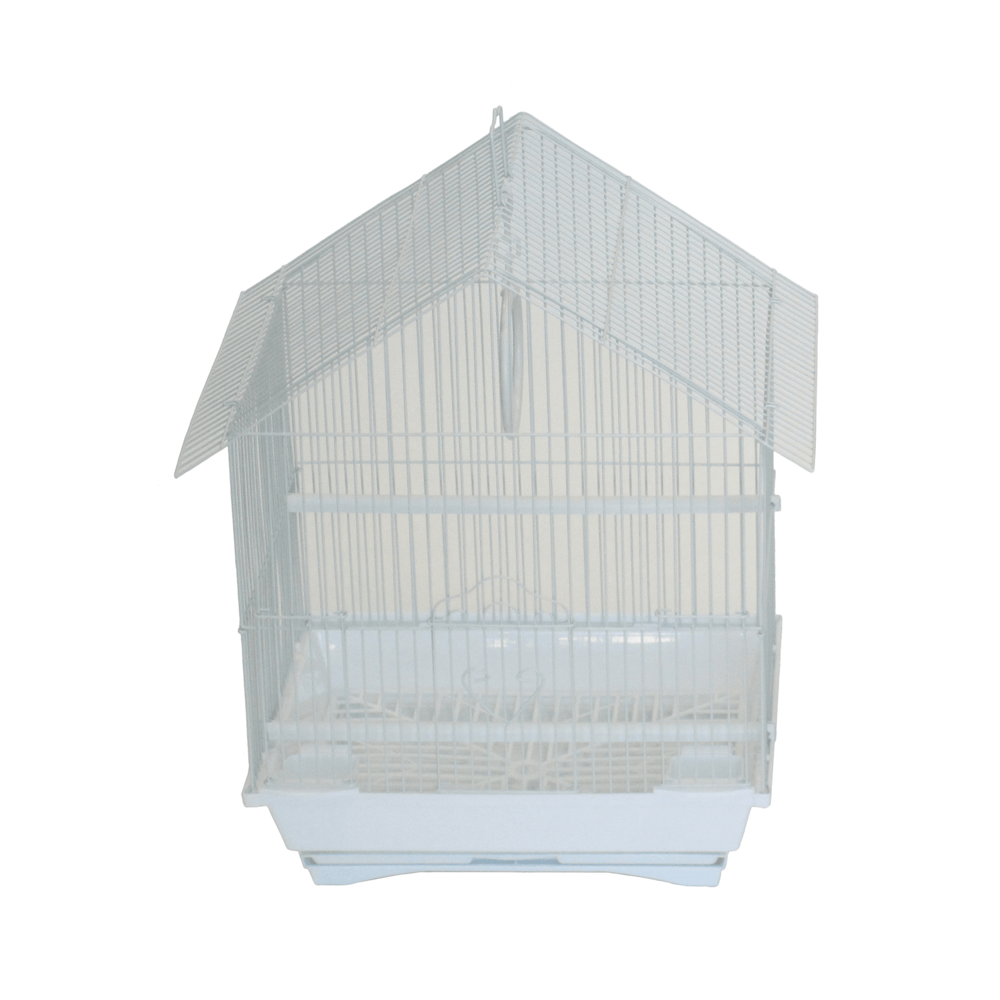 YML House Top Style Parakeet Cage with Swing and Accessories-3