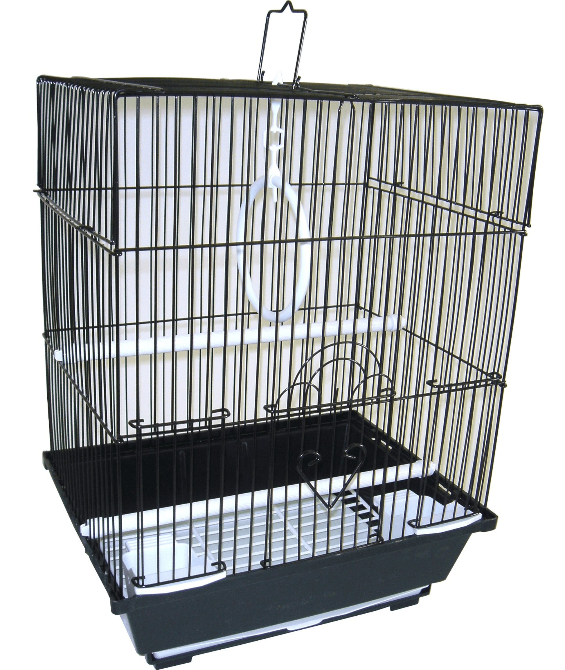 YML Premium Flat Top Parakeet Cage with Accessories-4