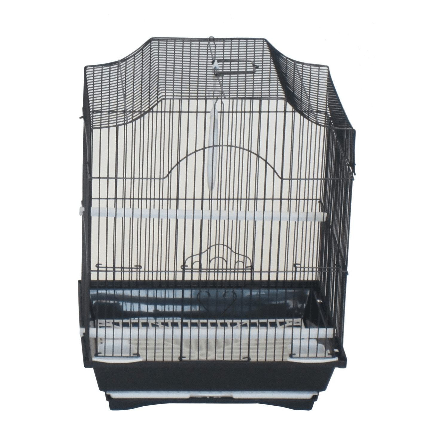 YML Cornerless Flat Top Bird Cage with Accessories and Easy Clean Design-3