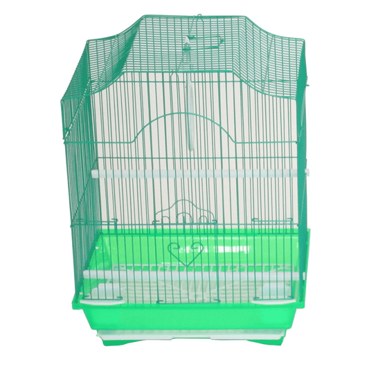 YML Cornerless Flat Top Bird Cage with Accessories and Easy Clean Design-0