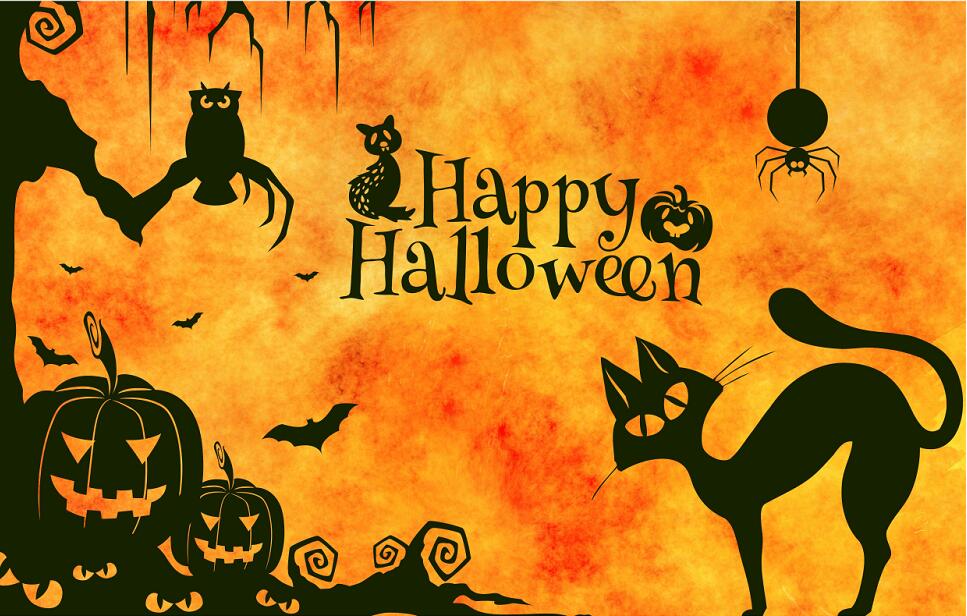 Size: 30x20 - Happy Halloween Stylish 30 20