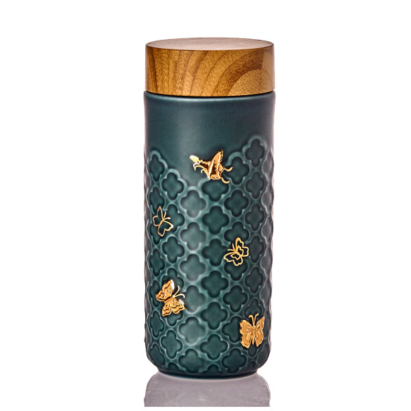 Butterfly Tea Tumbler-2