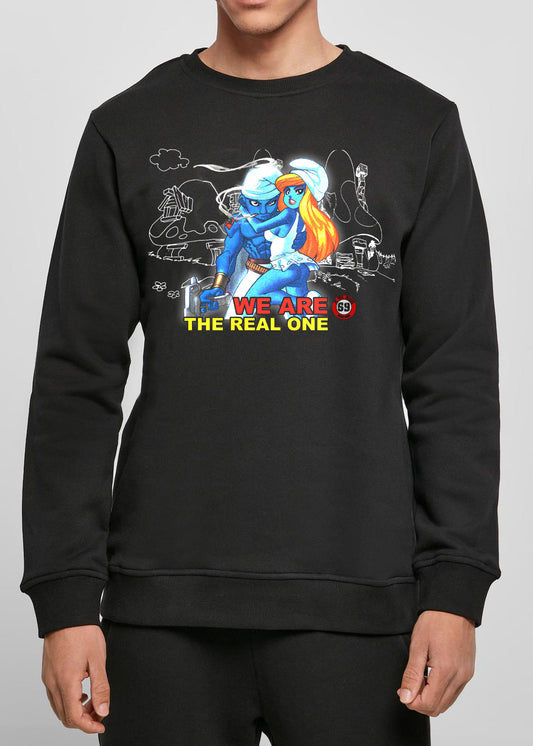 Men's sweatshirt design Smurfs-0