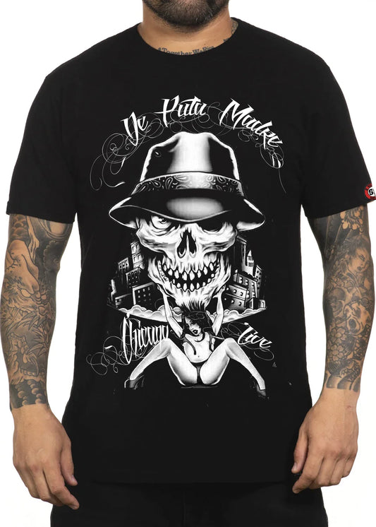 Men's Short Sleeve T-Shirt Chicano Live by-0