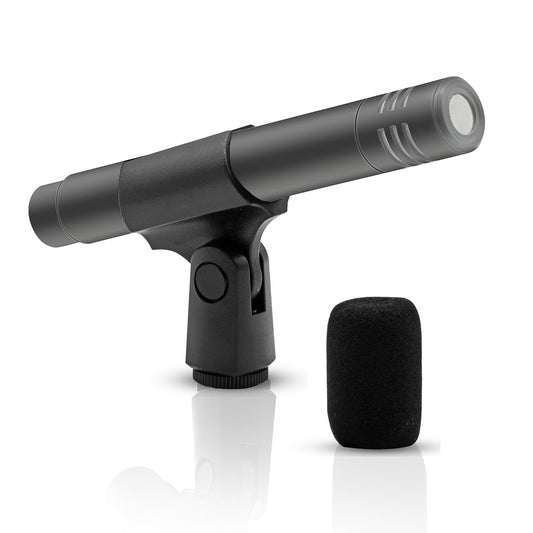 5 Core Instrument Microphone Professional Pencil Condenser XLR Mic w Cardioid Uni Directional Pickup-0