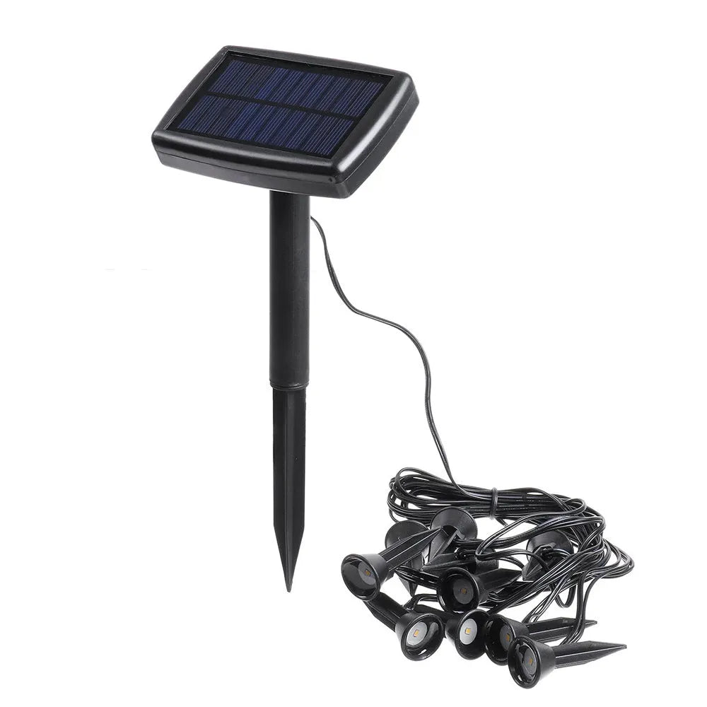 Vibe Geeks 10 pcs Solar Powered Outdoor Spot Light Landscape Light Lamp-1