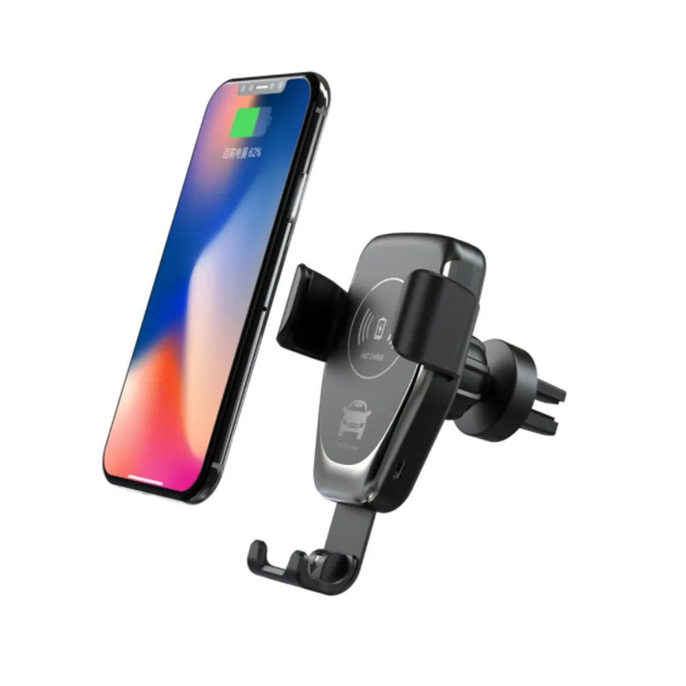 Vibe Geeks 10W QI Wireless Charger Car Mount Holder Stand-3