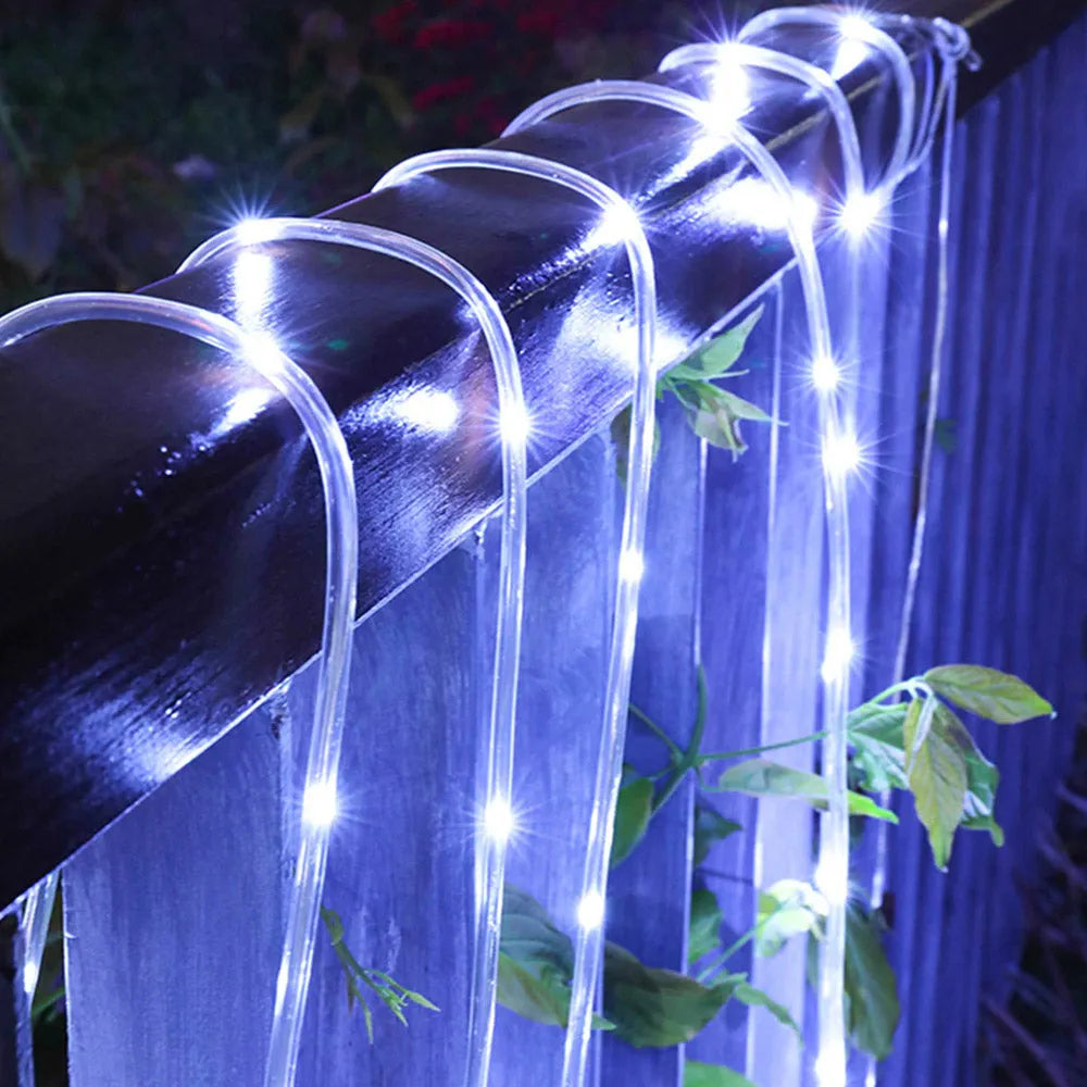 Vibe Geeks USB Outdoor LED String Tube Light Garden Fairy Light-5