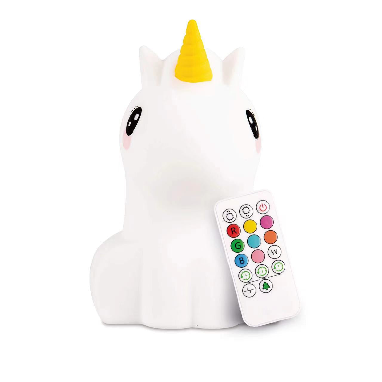 Unicorn Night Light Nursery Lamp-3