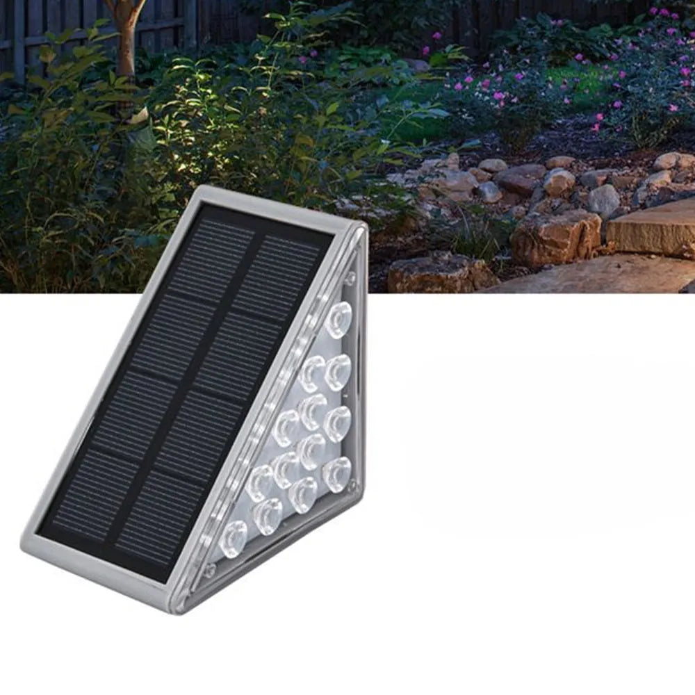 Vibe Geeks RGB Step Lights for Outdoor Decks and Stairs Solar-Powered-7