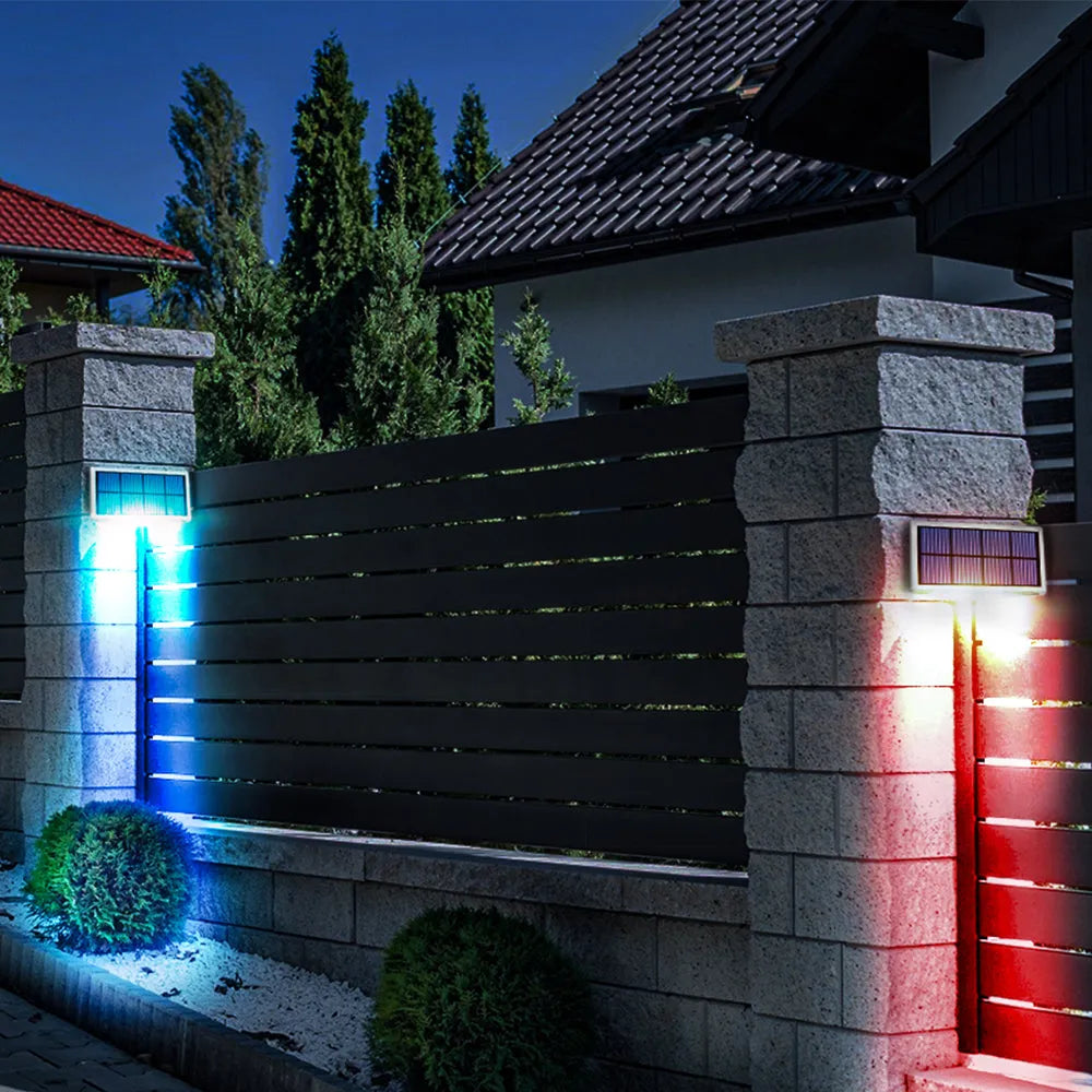 Vibe Geeks RGB Step Lights for Outdoor Decks and Stairs Solar-Powered-9